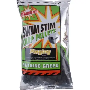 DYNAMITE BAITS Swim Stim Pinging Pellets 13mm Betaine Green 900g