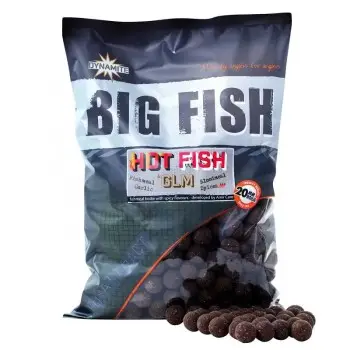 DYNAMITE BAITS Hot Fish and GLM Boilie 1.8kg