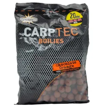 DYNAMITE BAITS Chocolate Orange Carp Tec Boilies 20mm 1.8kg
