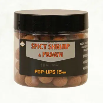 DYNAMITE BAITS Spicy Shrimp and Prawn Foodbait Pop Up 15mm