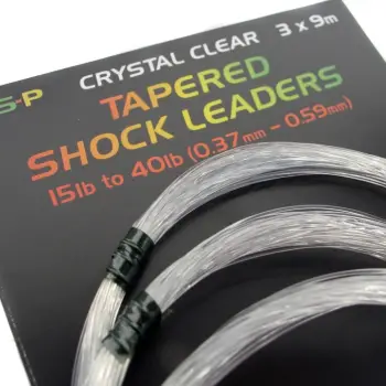 ESP Tapered Shock Leader Clear