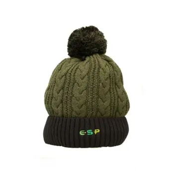 ESP Olive Black Bobble Hat