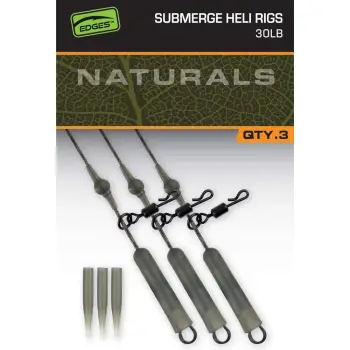 FOX Naturals Submerge Heli Rigs 30lb x 3