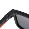 FOX Collection Black Orange Shades-Grey Lense