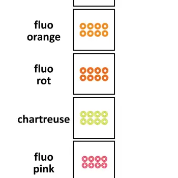 FTM Tungsten Bead Omura Round Hole - Ø 2,8mm