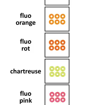 FTM Tungsten Bead Omura Round Hole - Ø 3,8mm