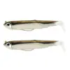 FIIISH Black Minnow No2 Double Combo 2 Jig Heads 5g - 2 Lure Bodies 9cm