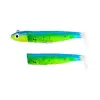FIIISH Black Minnow No1 Combo Jig Head 6g - 2 Lure Bodies 7cm