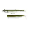 FIIISH Black Minnow No3 Combo Jig Head 25g - 2 Lure Bodies 12cm