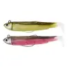 FIIISH Black Minnow No3 Double Combo 2 Jig Heads 18g - 2 Lure Bodies 12cm