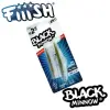 FIIISH Black Minnow No2.5 Combo Jig Head 16g - 2 Lure Bodies 10.5cm