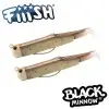 FIIISH Black Minnow No2 Double Combo 2 Jig Heads 7g - 2 Lure Bodies 9cm