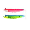 FIIISH Black Minnow No1 Double Combo 2 Jig Heads 6g - 2 Lure Bodies 7cm