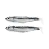 FIIISH Black Minnow No2 Double Combo 2 Jig Heads 10g - 2 Lure Bodies 9cm