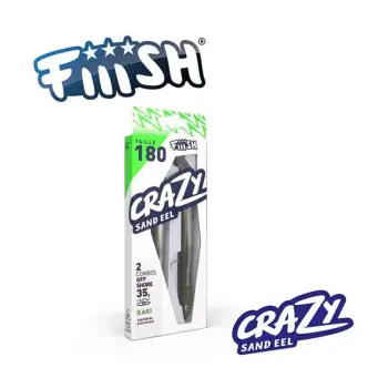 FIIISH Crazy Sand Eel 180 Double Combo - 18cm  35g - Kaki