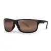 FOX RAGE Matt Black Wrap Brown Lens Eyewear
