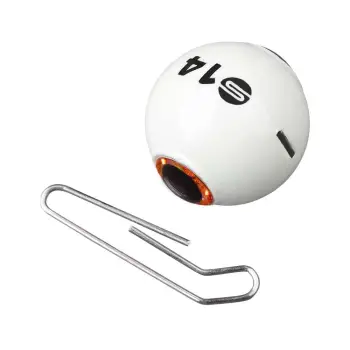 FREESTYLE Eyed Bottom Jigs - Glow White