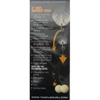 GURU QM1 Bayonet Ready Rigs 4 inch 10 cm