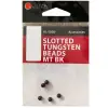 GURZA Slotted Tungsten Beads MT BK