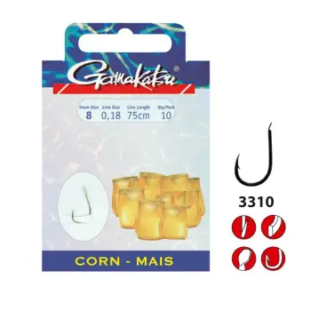 GAMAKATSU Corn LS-3310 Hooks to Nylon 45cm
