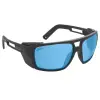 HOBIE El Matador Sunglasses Satin Black with Grey-Cobalt Mirror 