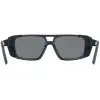 HOBIE El Matador Sunglasses Satin Black with Grey-Cobalt Mirror 