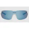 HOBIE Echo Sunglasses - Satin White-Blue with Grey-Cobalt Mirror