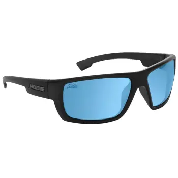 HOBIE Mojo Float Sunglasses Satin Black - Cobalt Mirror