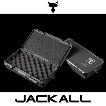 JACKALL Cushioned Tai Rubber Box Deep Type - Gray