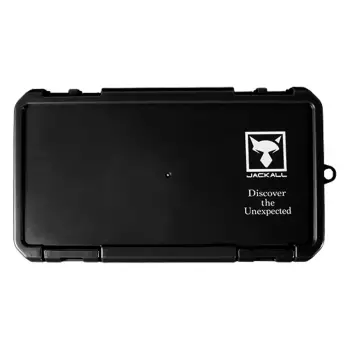 JACKALL Cushioned Tai Rubber Box Deep Type - Black