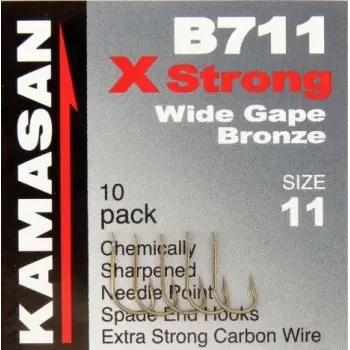 KAMASAN B711 X-Strong Wide Gape Bronze