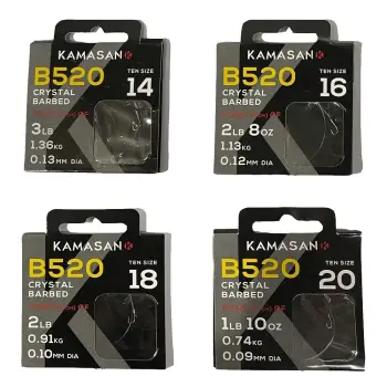 KAMASAN B520 Hooks to Nylon
