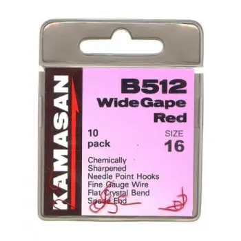 KAMASAN B512 Wide Gape Red