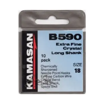KAMASAN B590 Extra Fine Crystal Long Shank Barbed