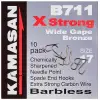 KAMASAN B711 X Strong Wide Gape Barbless
