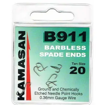 KAMASAN B911 Barbless Spade End