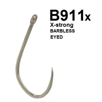 KAMASAN B911 X-strong Barbless Eyed