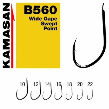 KAMASAN B560 Wide Gape Swept Point