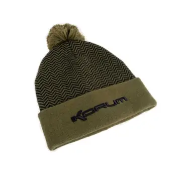 KORUM Thermal Beanie Hat - Black/Olive