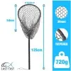 LAST CAST Floating Net Rubber Mesh Long Handle L - 54x43x40cm