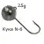 2.5g - Кука N-6 - - КОД : MFMICROJIGHEAD25 
