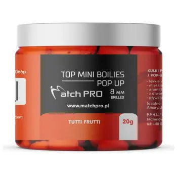 MatchPro Top Boilies Pop Up 8mm 20g Tutti Frutti