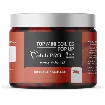 MatchPro Top Boilies Pop Up 8mm 20g Sausage
