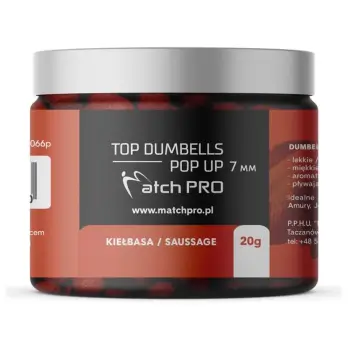 MatchPro Top Dumbells Pop Up 7mm 20g Sausage
