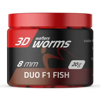 MatchPro Top Worms Wafters 3D 8mm 20g Duo F1 Fish