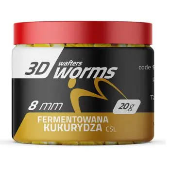 MatchPro Top Worms Wafters 3D 8mm 20g Duo CSL