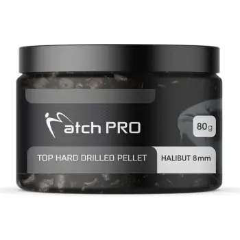 MatchPro Top Hard Drilled Pellets 8mm 80g Halibut