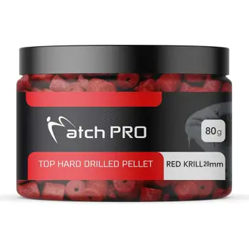 MatchPro Top Hard Drilled Pellets 20mm 80g Red Krill