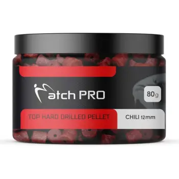 MatchPro Top Hard Drilled Pellets 12mm 80g Chili