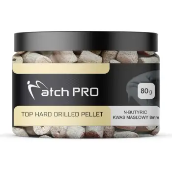 MatchPro Top Hard Drilled Pellets 8mm 80g N-Butyric Acid